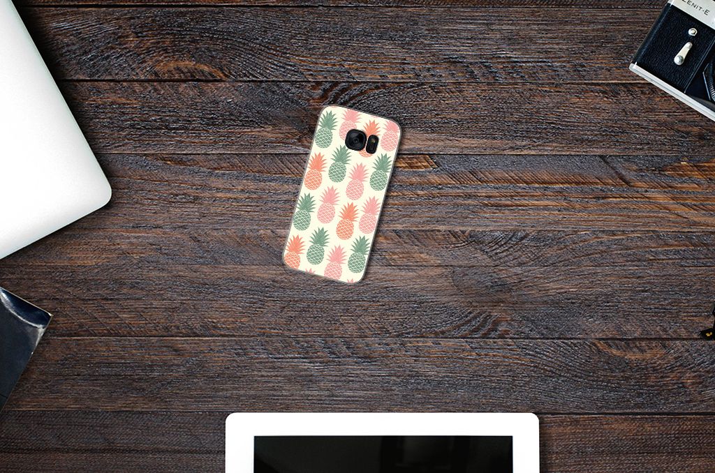 Samsung Galaxy S7 Siliconen Case Ananas