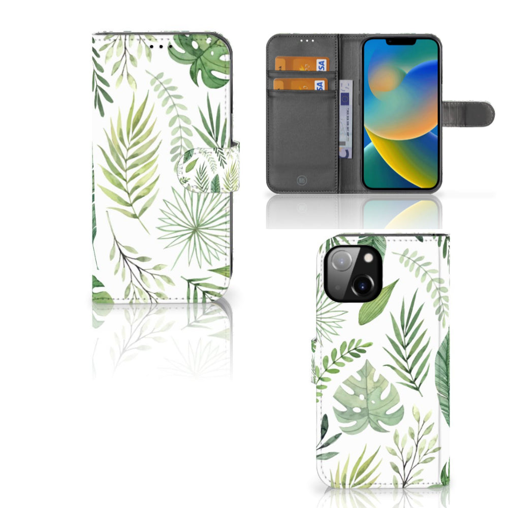 Apple iPhone 14 Hoesje Leaves