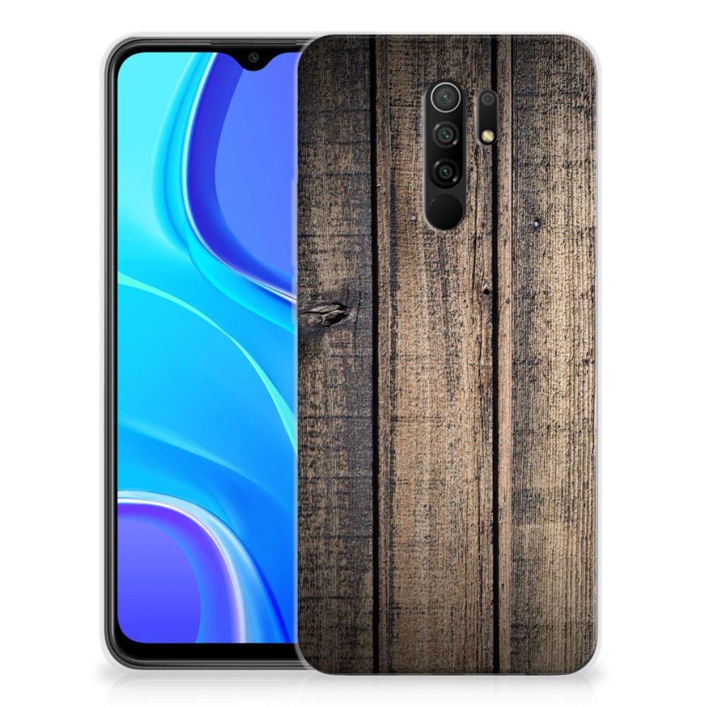 Xiaomi Redmi 9 Bumper Hoesje Steigerhout B2C Telecom