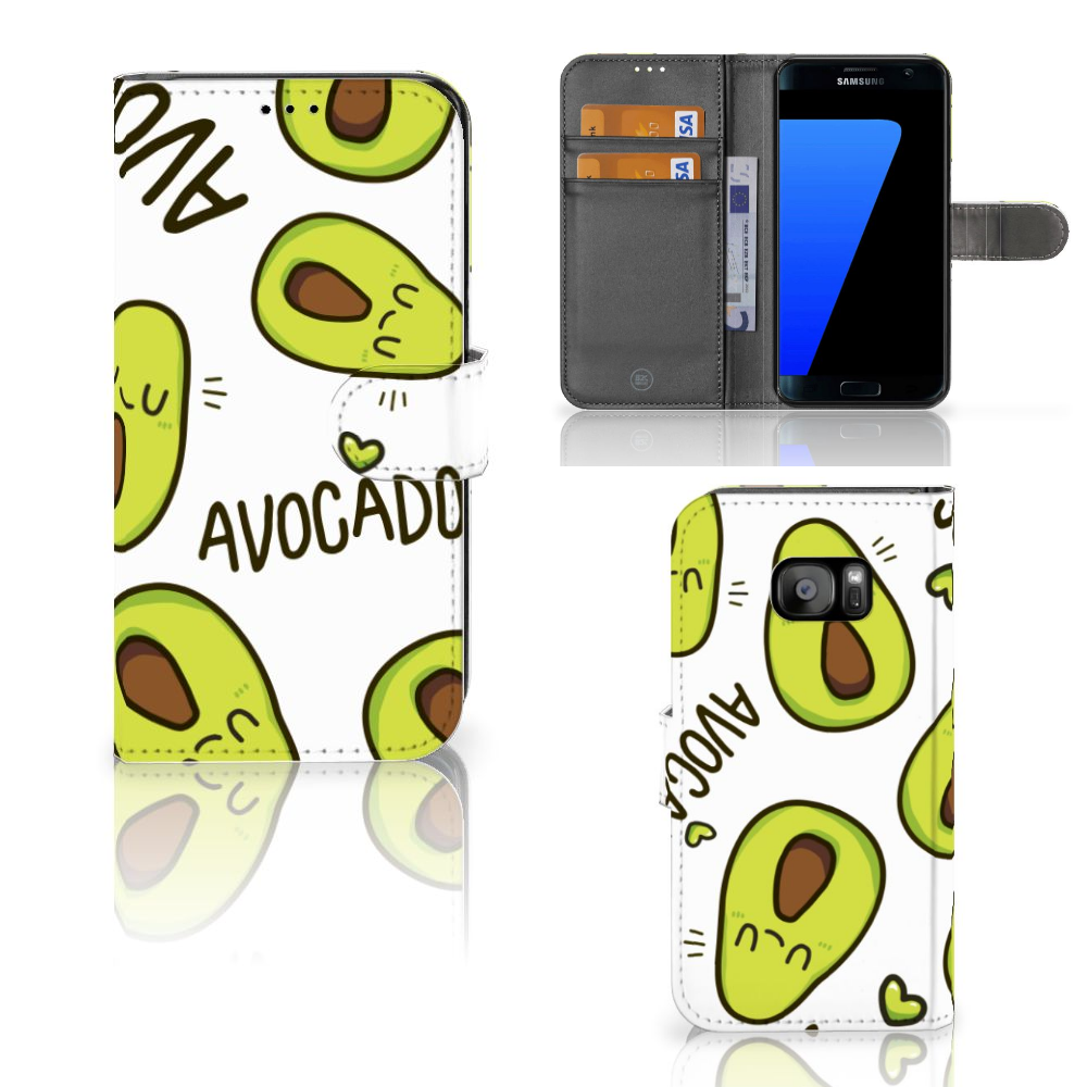 Samsung Galaxy S7 Edge Leuk Hoesje Avocado Singing