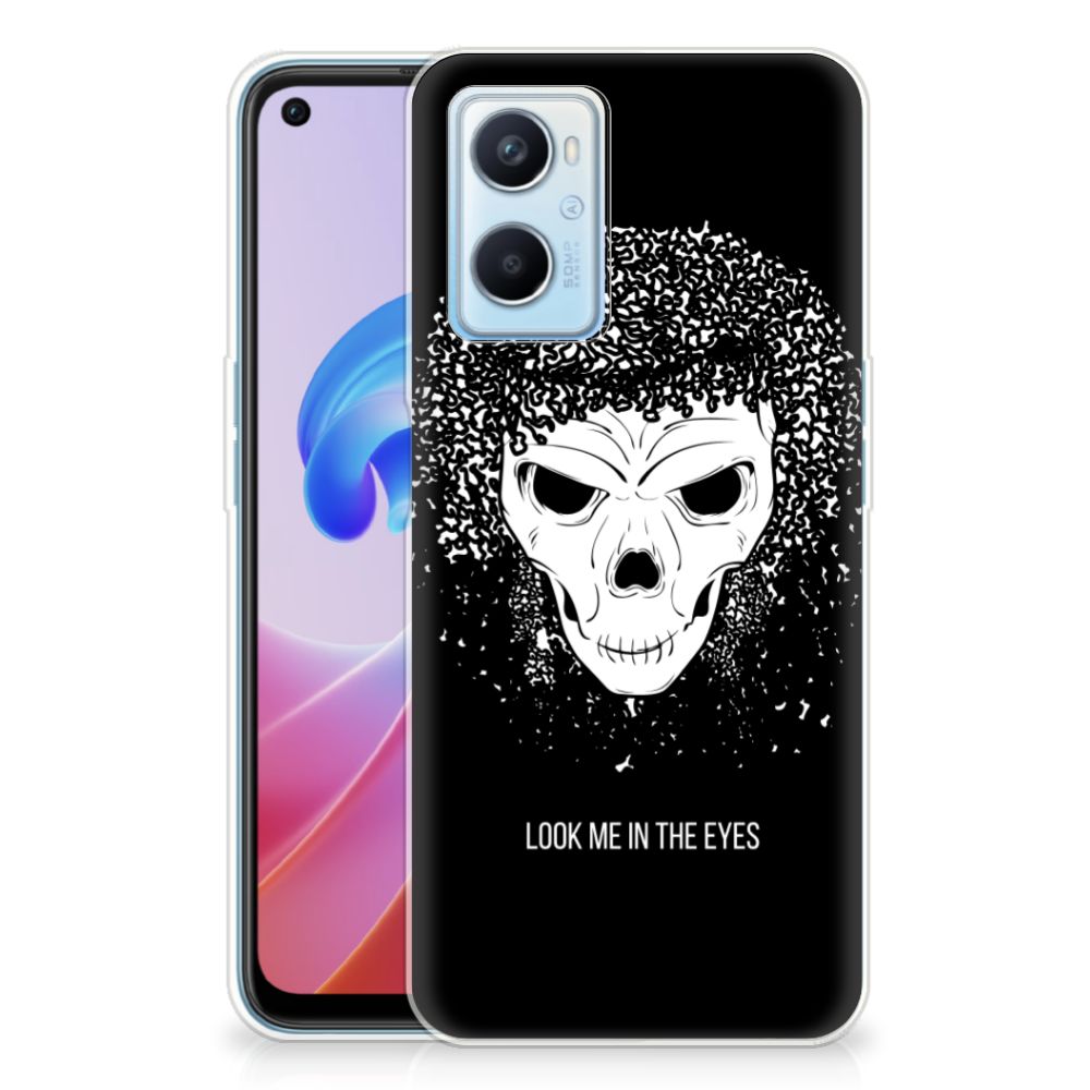 Silicone Back Case OPPO A96 | OPPO A76 Skull Hair B2C Telecom