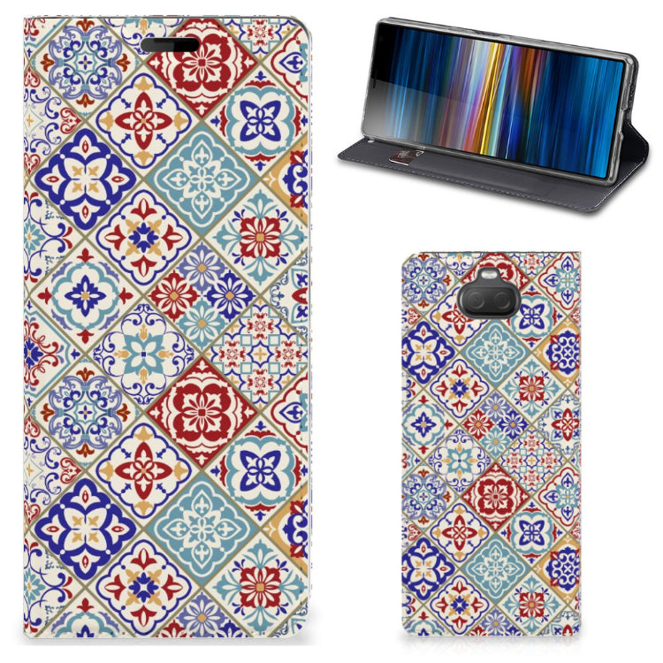 Sony Xperia 10 Standcase Tiles Color