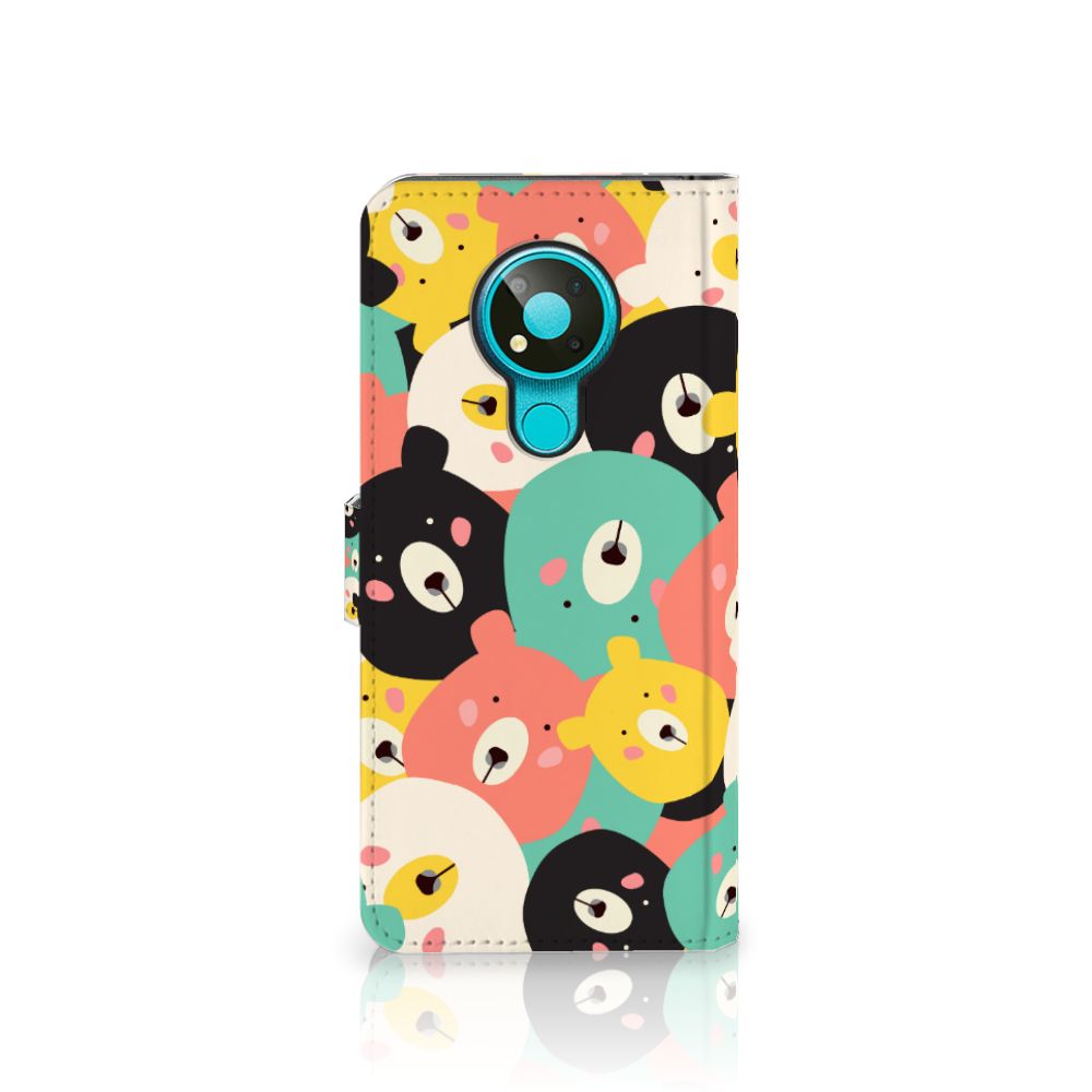 Nokia 3.4 Leuk Hoesje Bears