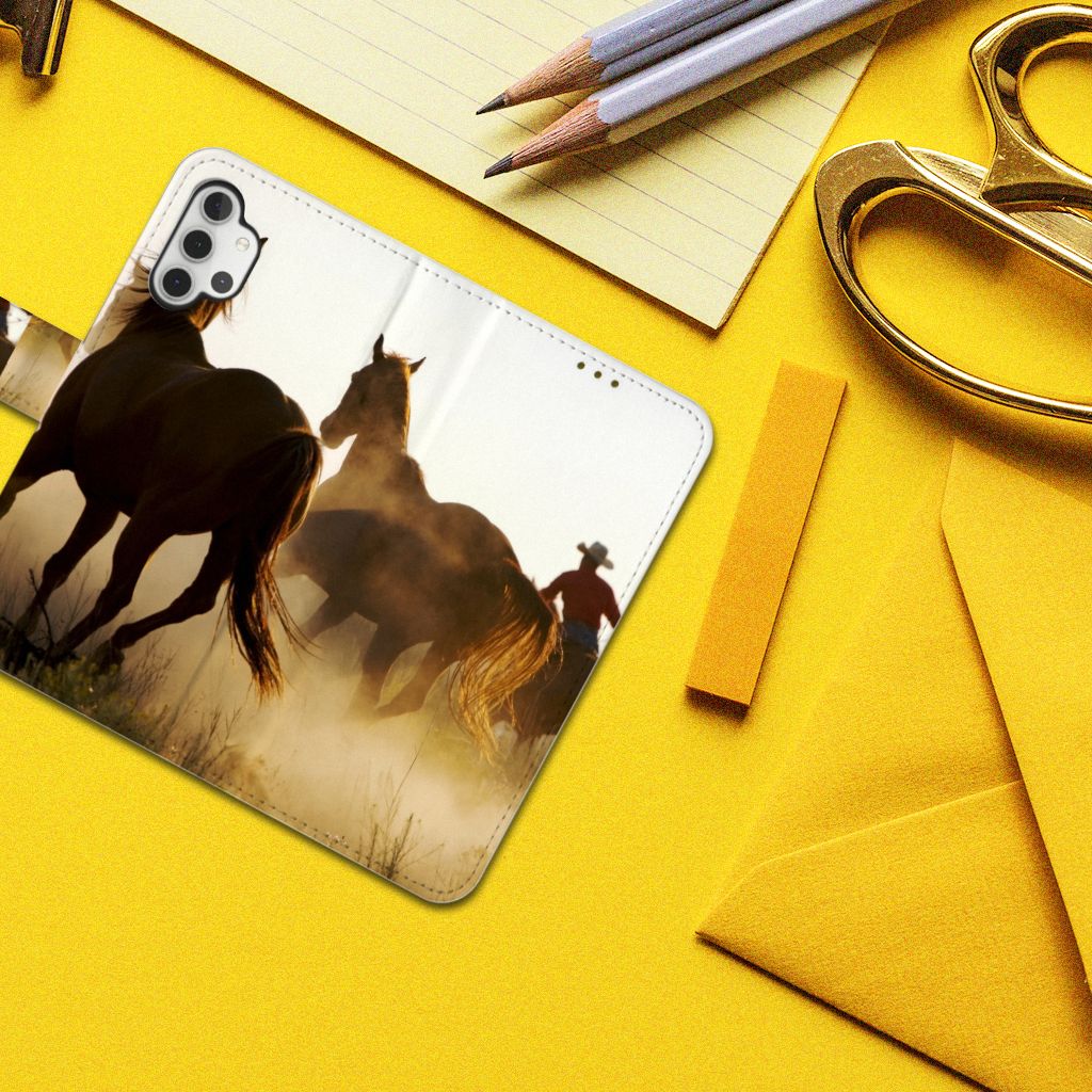 Samsung Galaxy A32 4G Telefoonhoesje met Pasjes Design Cowboy