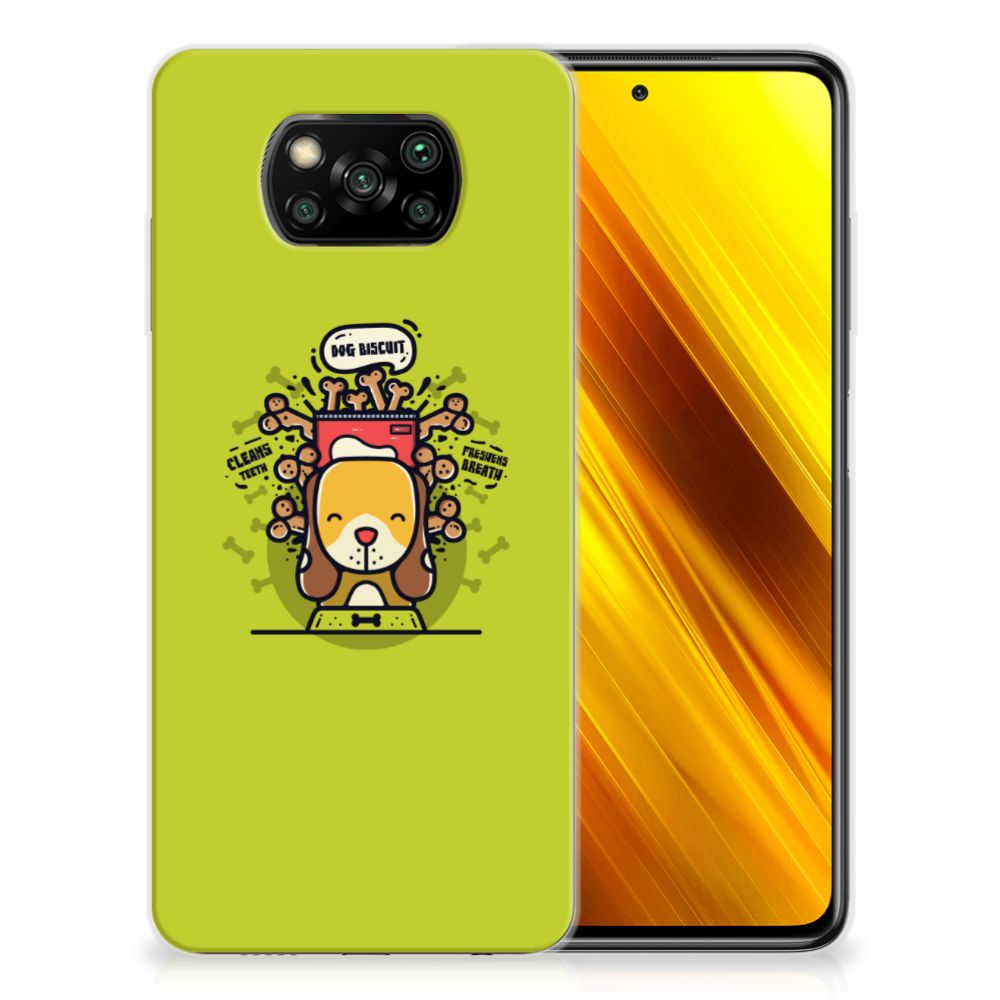 Xiaomi Poco X3 | Poco X3 Pro Telefoonhoesje met Naam Doggy Biscuit B2C Telecom