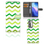 OPPO Find X3 Neo 5G Telefoon Hoesje Zigzag Groen