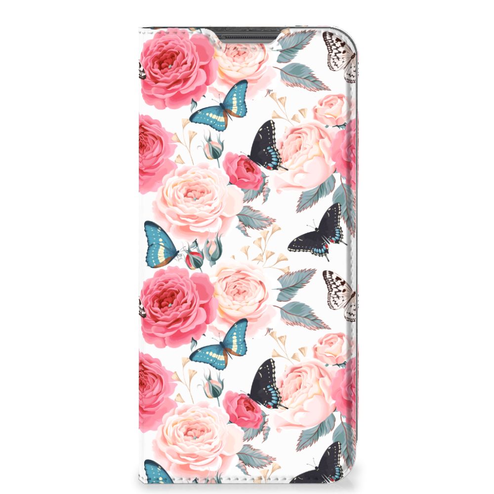 OPPO A96 | A76 Smart Cover Butterfly Roses