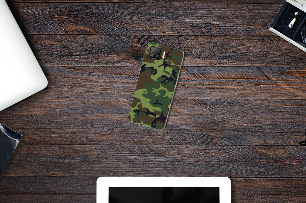 OPPO A73 4G TPU bumper Army Dark