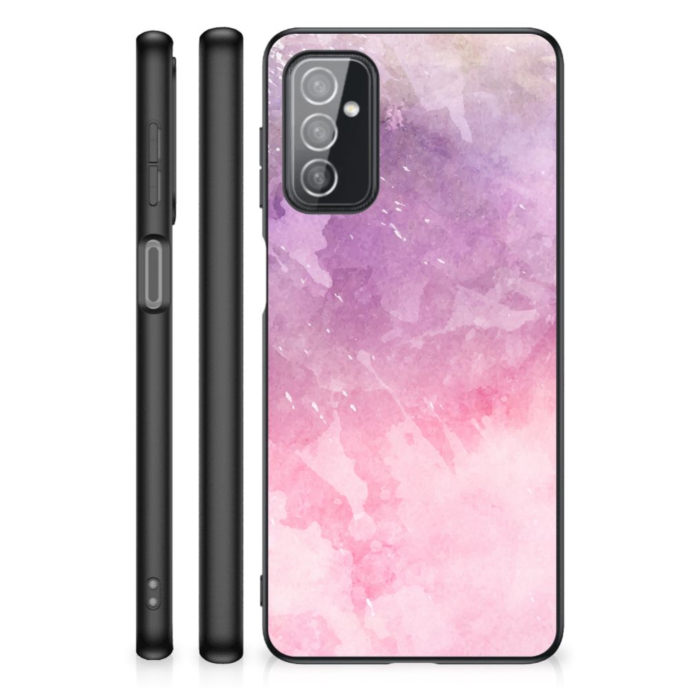 Kleurrijke Telefoonhoesje Samsung Galaxy M52 Pink Purple Paint B2C Telecom