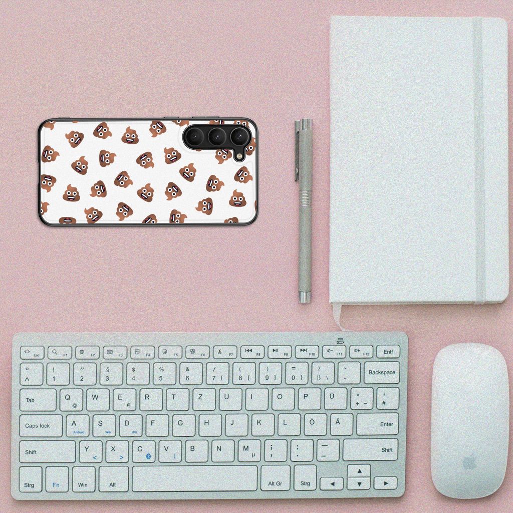 Back Case voor Samsung Galaxy S23 Plus Poep Emojis B2C Telecom