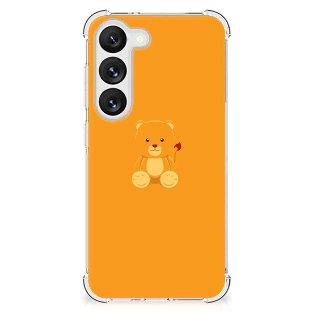 Samsung Galaxy S23 Stevig Bumper Hoesje Baby Beer B2C Telecom