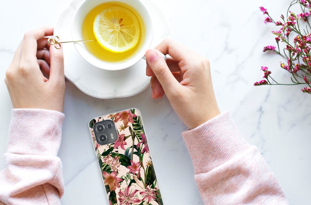 Motorola Edge 20 Lite TPU Case Flowers B2C Telecom