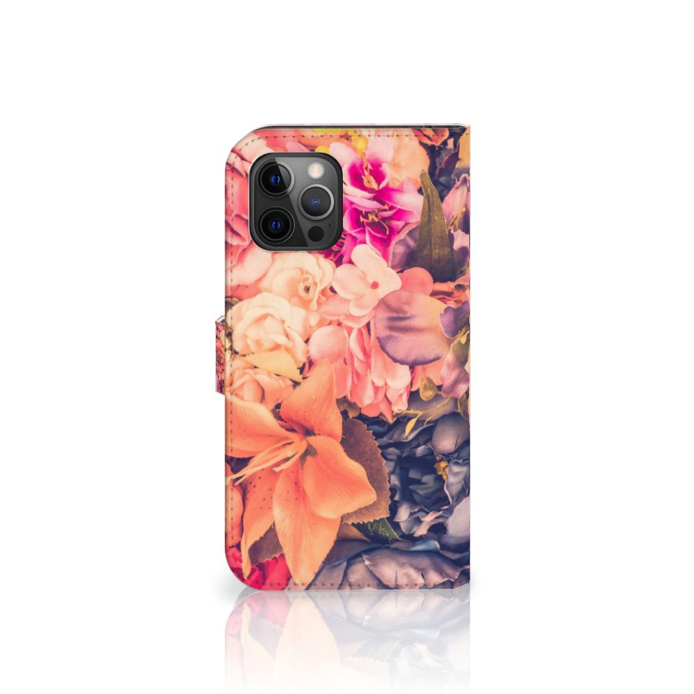Apple iPhone 12 Pro Max Hoesje Bosje Bloemen