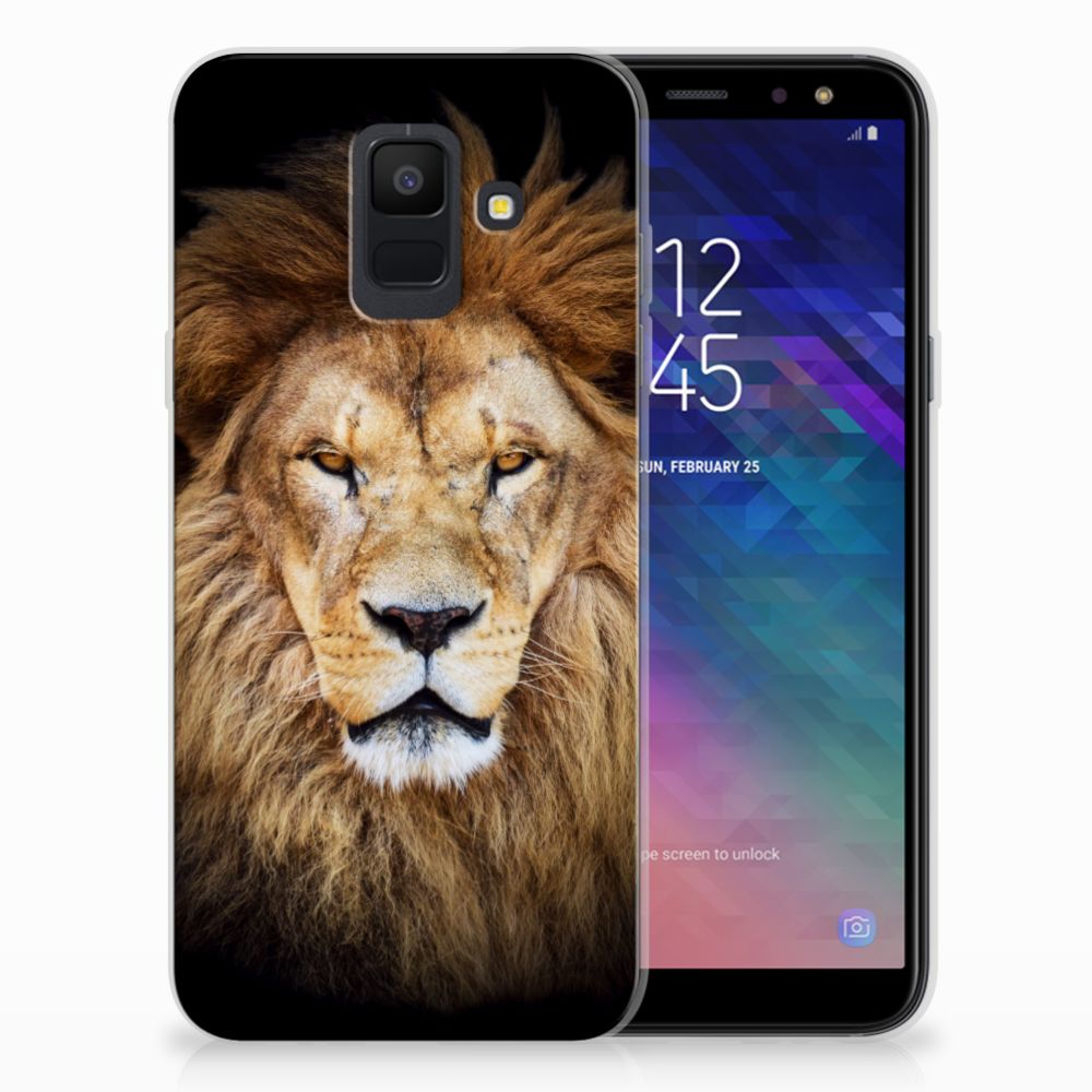 Samsung Galaxy A6 (2018) TPU Hoesje Leeuw