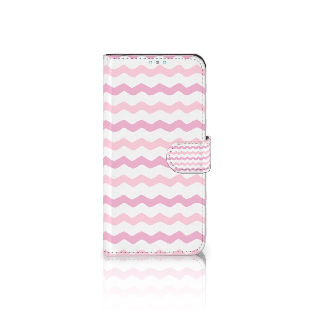 Samsung Galaxy A41 Telefoon Hoesje Waves Roze