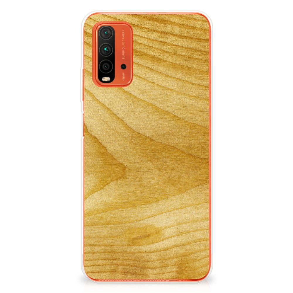 Xiaomi Poco M3 Bumper Hoesje Licht Hout