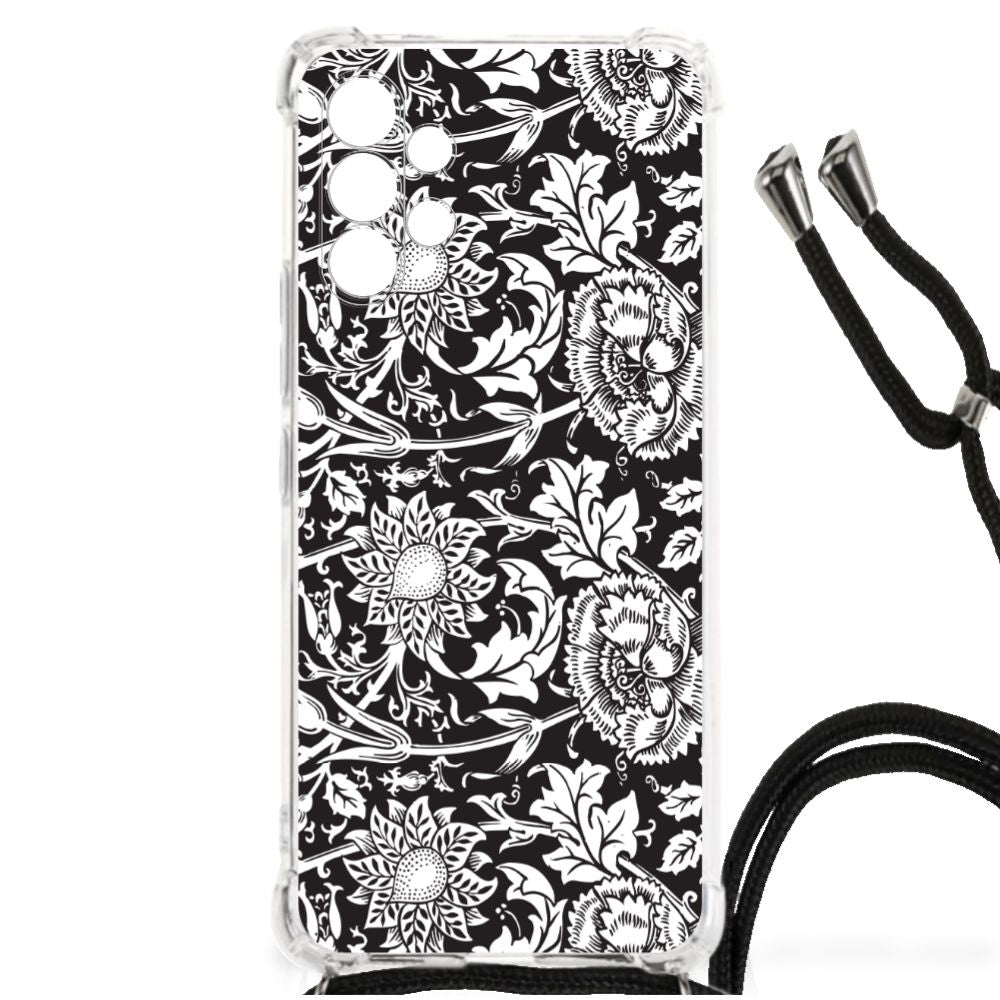 Samsung Galaxy A13 4G Case Black Flowers B2C Telecom