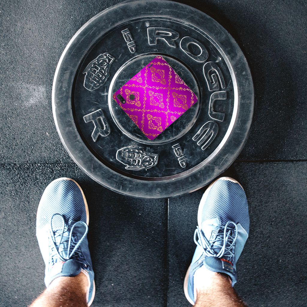 Telefoon Hoesje Huawei P Smart Plus Barok Roze