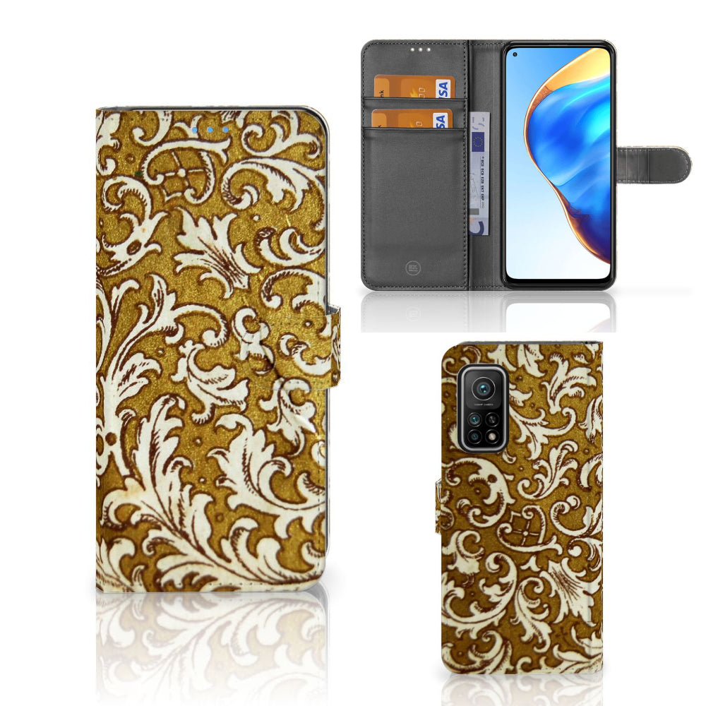 Wallet Case Xiaomi Mi 10T Pro | Mi 10T Barok Goud