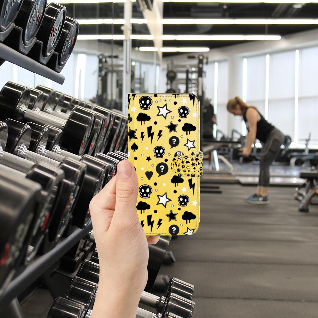 Telefoonhoesje met Naam Samsung Galaxy A33 5G Punk Geel