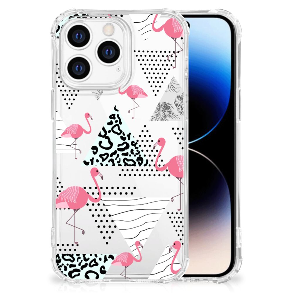 iPhone 14 Pro Case Anti-shock Flamingo Triangle B2C Telecom