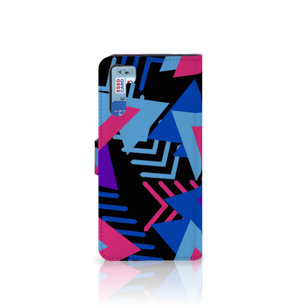 OPPO A91 | Reno3 Book Case Funky Triangle