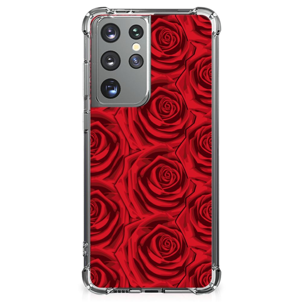 Samsung Galaxy S21 Ultra Case Red Roses B2C Telecom