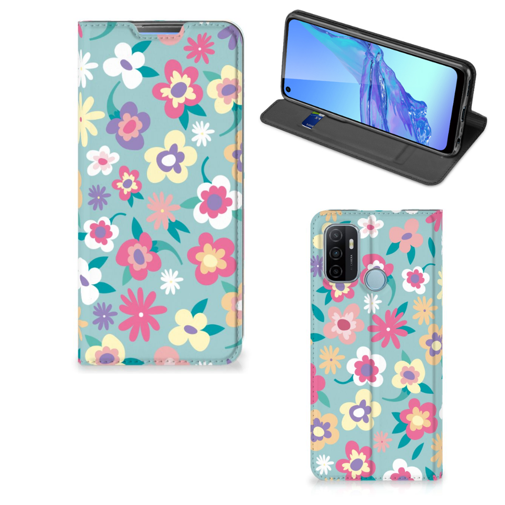 OPPO A53 | A53s Smart Cover Flower Power - B2C Telecom
