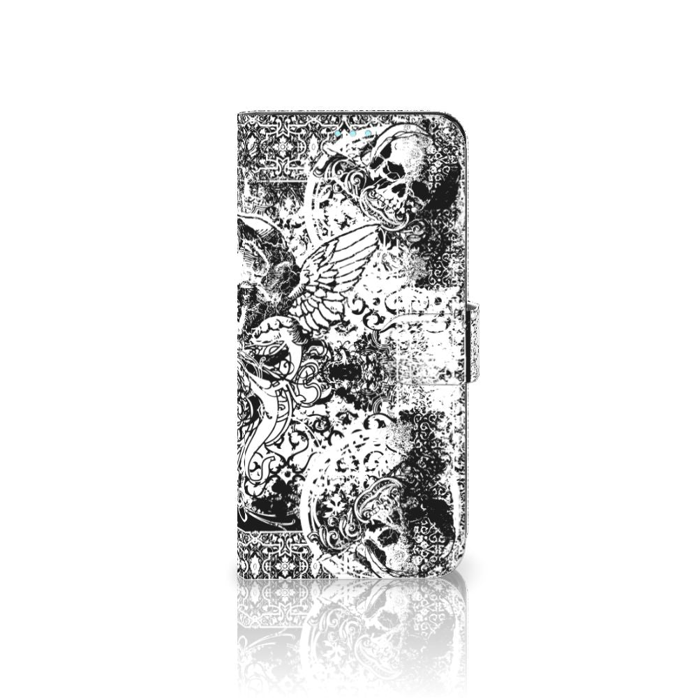 Telefoonhoesje met Naam OPPO A76 | A96 Skulls Angel