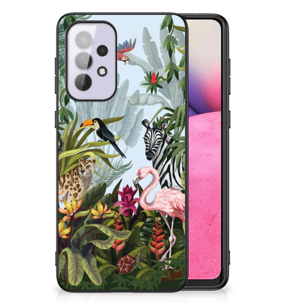 Dierenprint Telefoonhoesje voor Samsung Galaxy A33 5G Jungle B2C Telecom