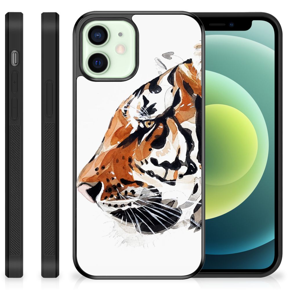 Case iPhone 12 Mini Watercolor Tiger