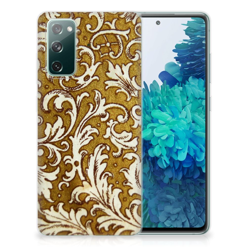 Siliconen Hoesje Samsung Galaxy S20 FE Barok Goud B2C Telecom
