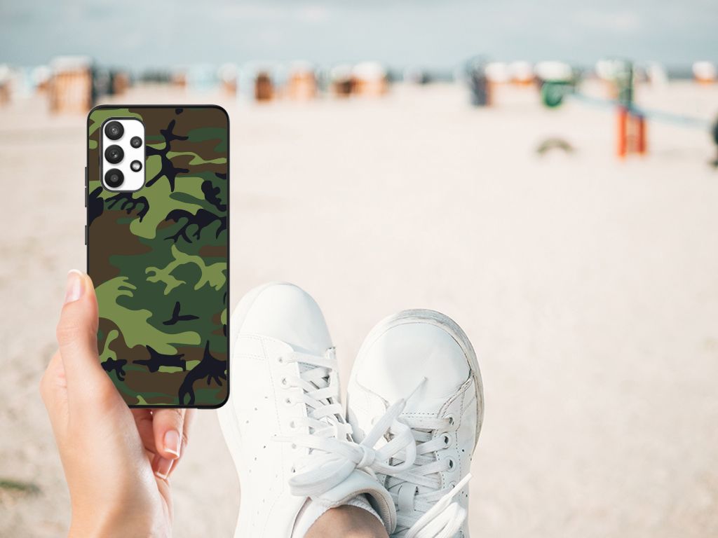 Samsung Galaxy A32 4G | A32 5G Enterprise Editie Back Case Army Dark B2C Telecom