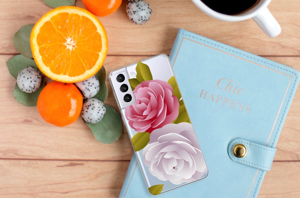 Samsung Galaxy S21 Plus TPU Case Roses B2C Telecom