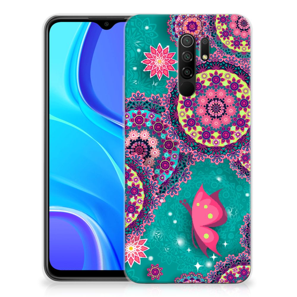 Xiaomi Redmi 9 Hoesje maken Cirkels en Vlinders