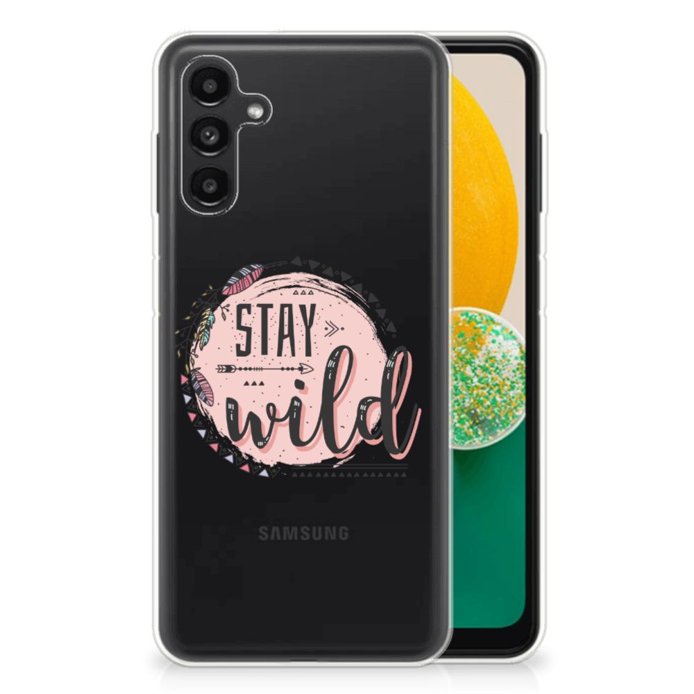 Samsung Galaxy A13 | A04s Telefoonhoesje met Naam Boho Stay Wild