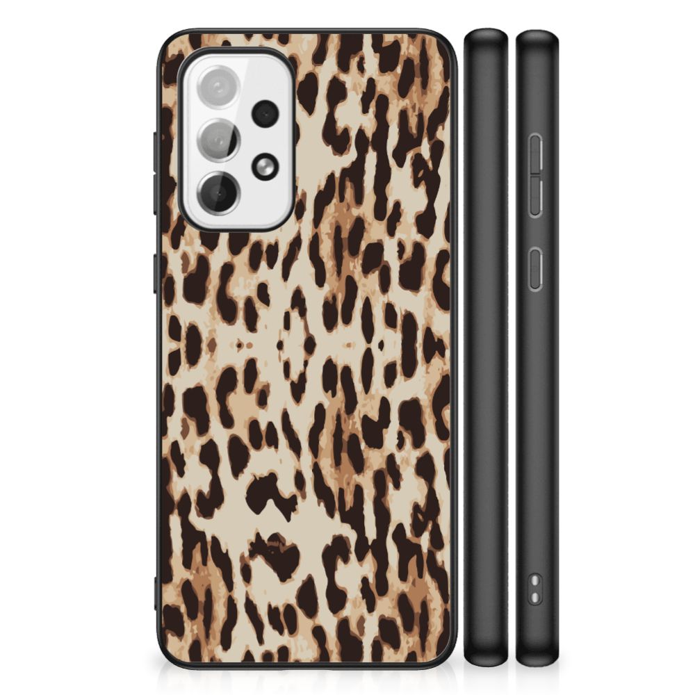Samsung Galaxy A73 Dierenprint Telefoonhoesje Leopard B2C Telecom