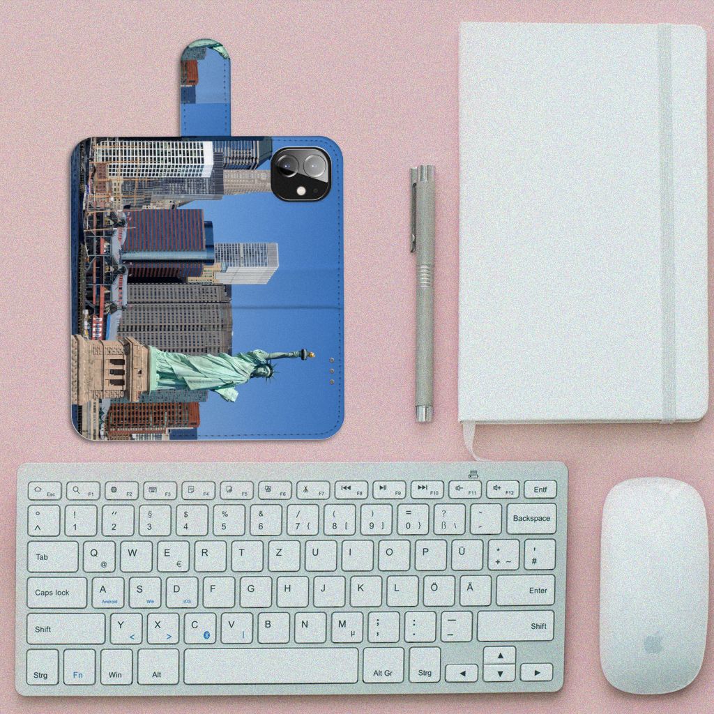 Apple iPhone 12 Mini Flip Cover Vrijheidsbeeld