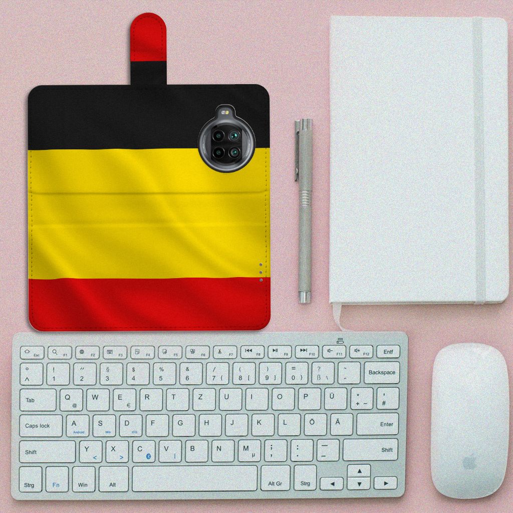 Xiaomi Mi 10T Lite Bookstyle Case Belgische Vlag