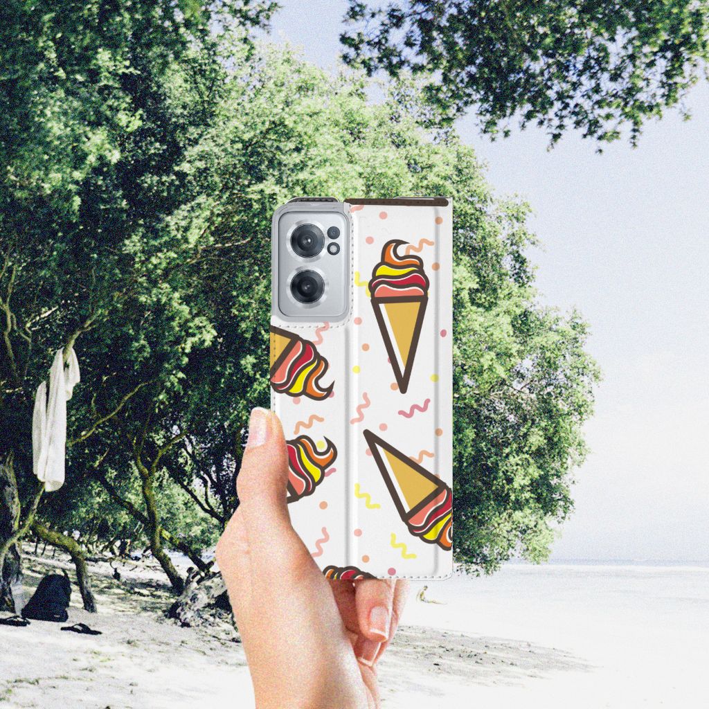 OnePlus Nord CE 2 5G Flip Style Cover Icecream - B2C Telecom