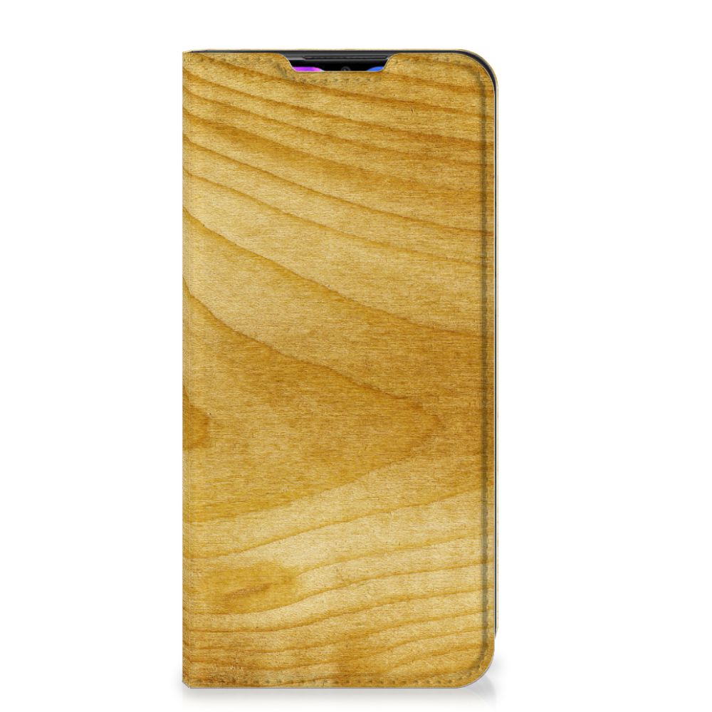 Xiaomi Redmi 9 Book Wallet Case Licht Hout - B2C Telecom