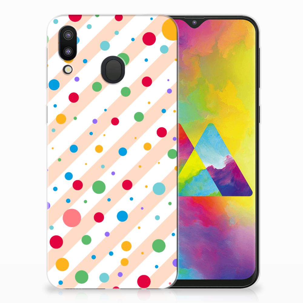 Samsung Galaxy M20 (Power) TPU bumper Dots