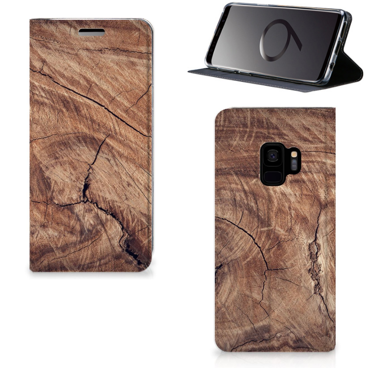 Samsung Galaxy S9 Book Wallet Case Tree Trunk