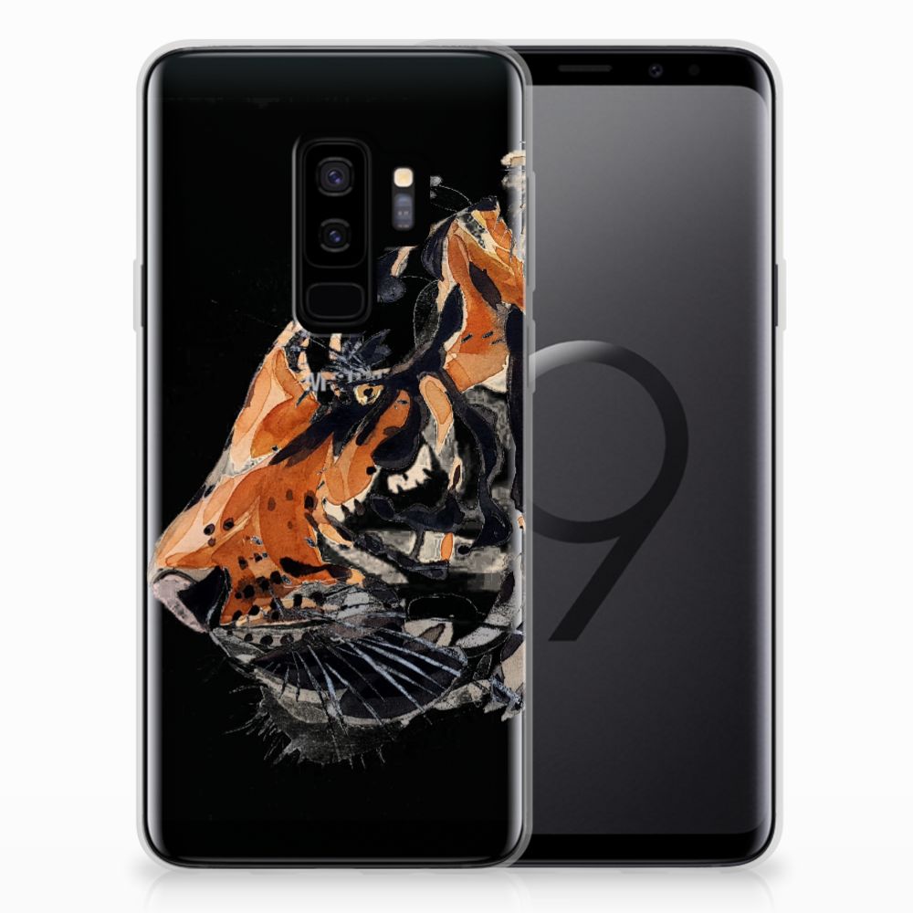 Hoesje maken Samsung Galaxy S9 Plus Watercolor Tiger