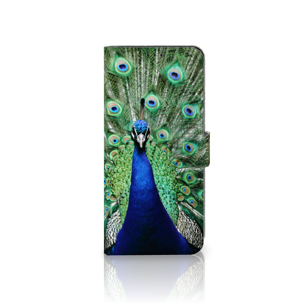 Samsung Galaxy S21 Ultra Telefoonhoesje met Pasjes Pauw