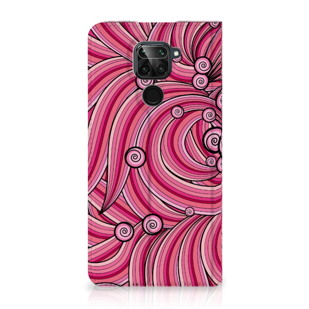 Xiaomi Redmi Note 9 Bookcase Swirl Pink - B2C Telecom