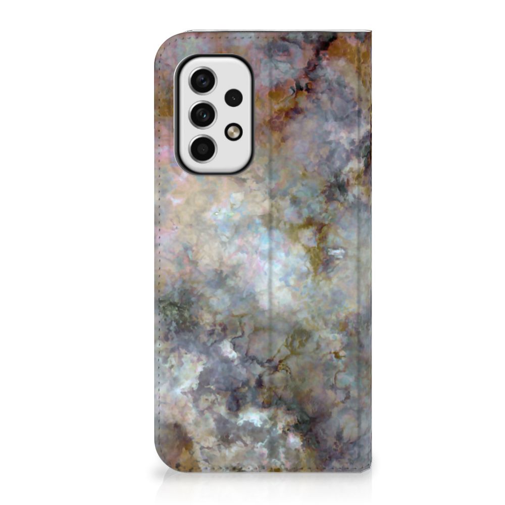 Samsung Galaxy A23 Standcase Marmer Grijs - B2C Telecom