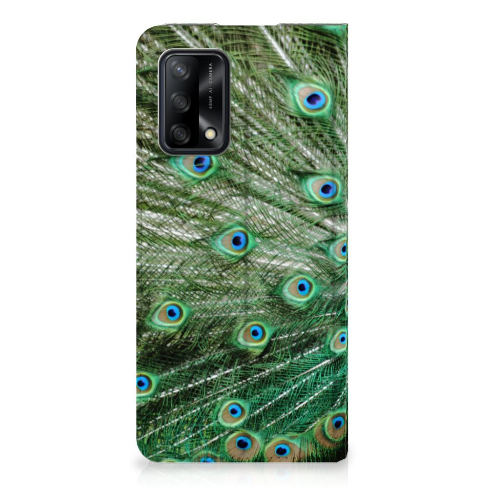 OPPO A74 4G Hoesje maken Pauw - B2C Telecom