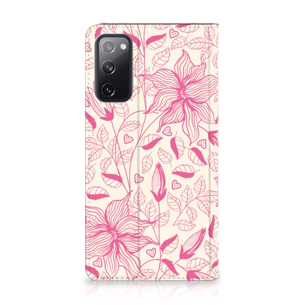 Samsung Galaxy S20 FE Smart Cover Pink Flowers - B2C Telecom