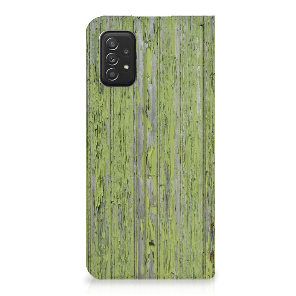 Samsung Galaxy A03s Book Wallet Case Green Wood - B2C Telecom